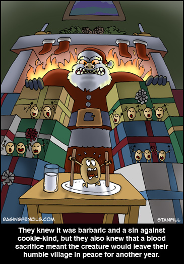 Santa gets his cookies