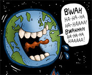 the earth laughs  comic