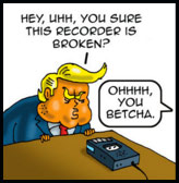 trump on tape comic