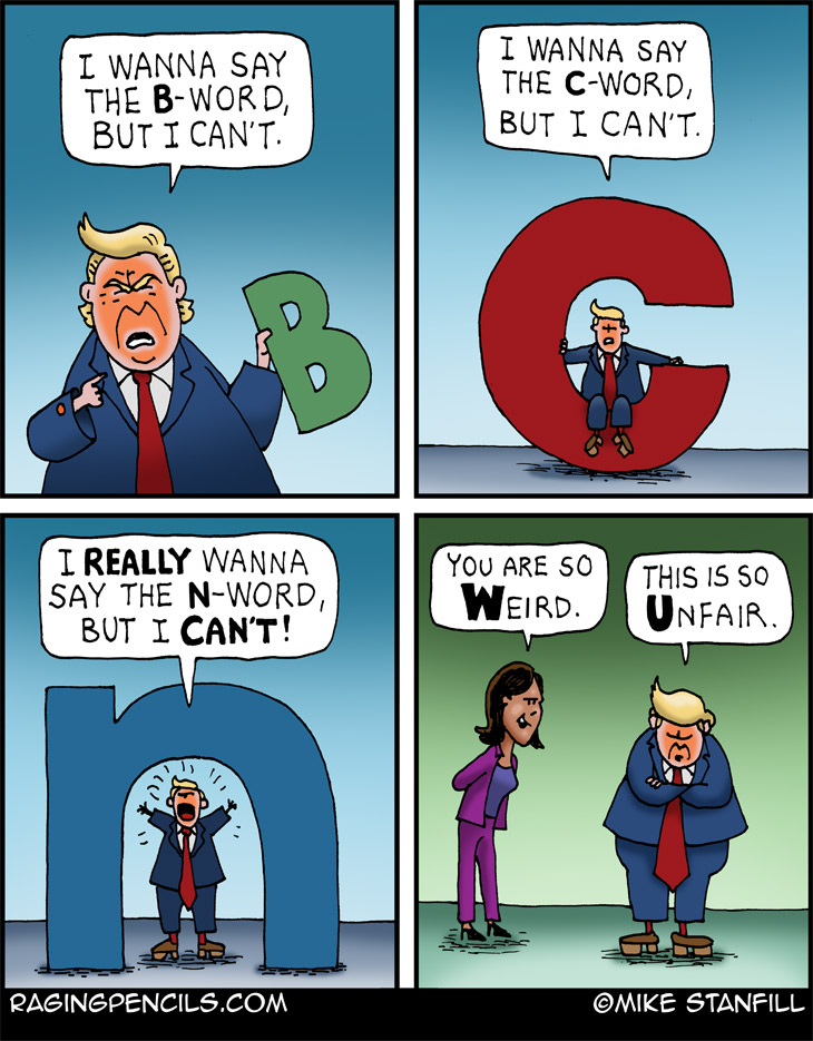 The progressive comic about Trump's racism.