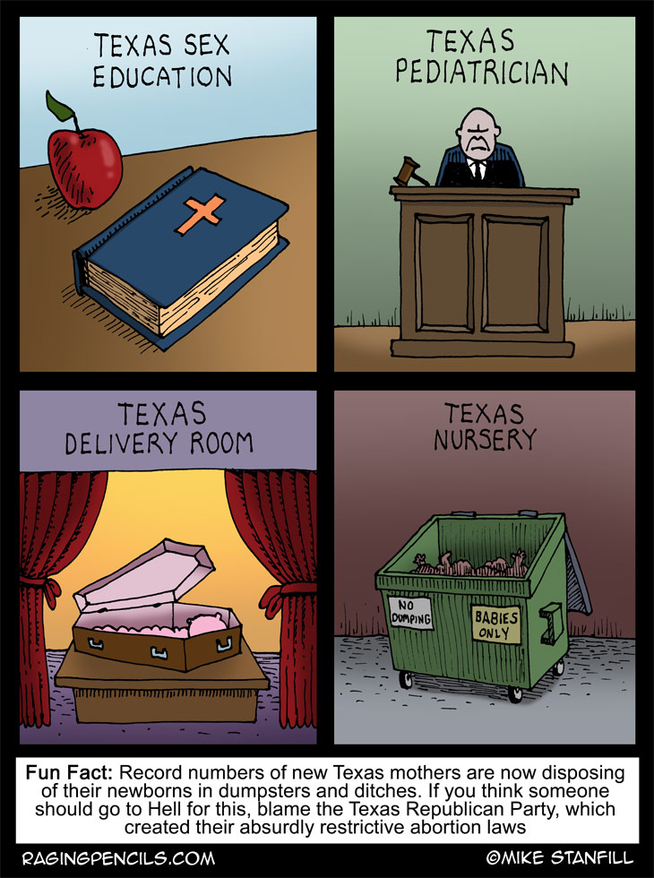 The progressive comic about Texas abortion laws