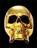 golden skull